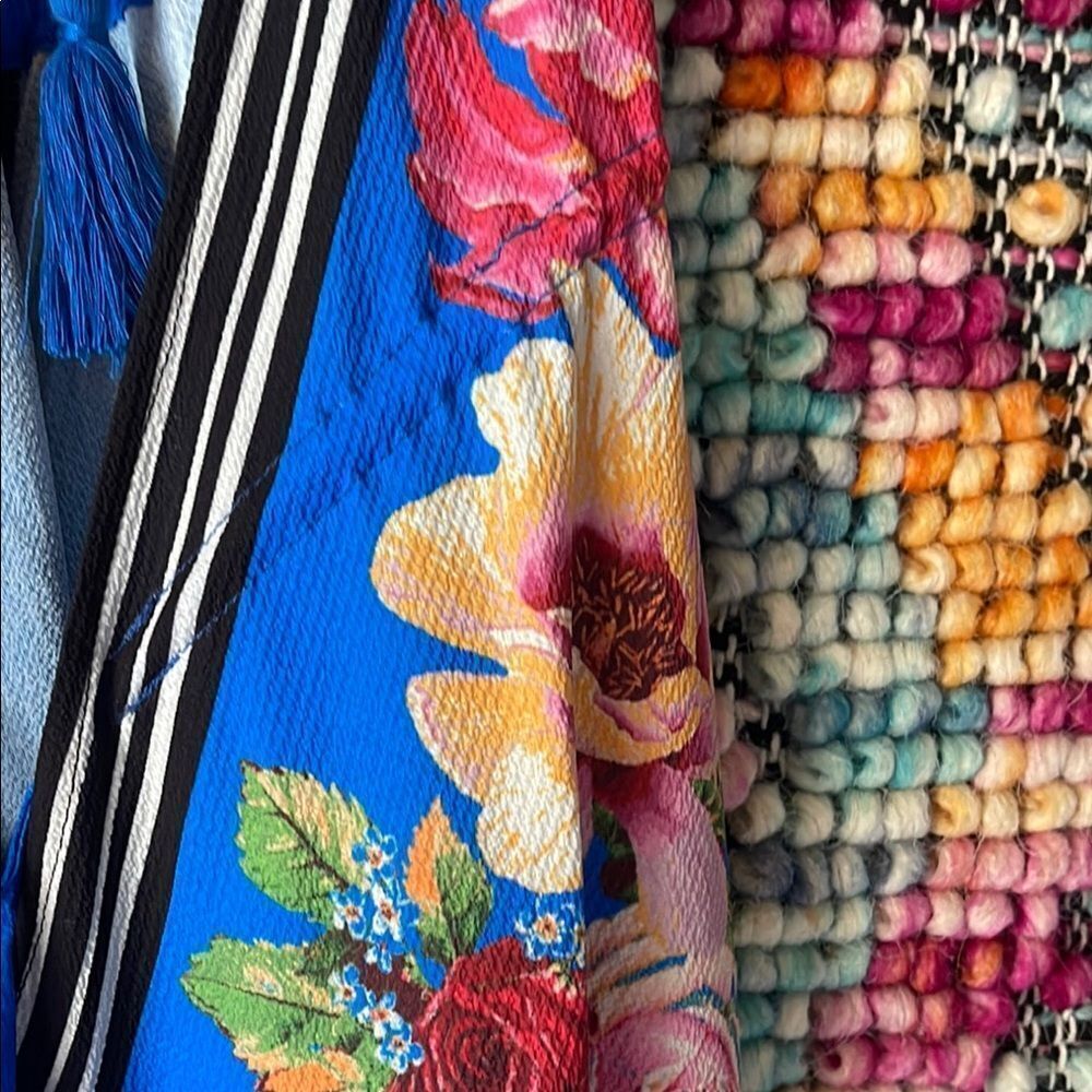 Floral Blue Maxi Dress - Picture 7 of 7